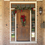 Load image into Gallery viewer, Clovi Brad Schmidt Winter Holly &amp; Berries Christmas Teardrop, 30”, Prelit

