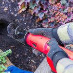 Load image into Gallery viewer, Rotoshovel - Powered Handheld Shovel with Auger &amp; Safety Shutoff for Gardening, Landscaping &amp; Planting - 12 Volt Battery &amp; Charger Included

