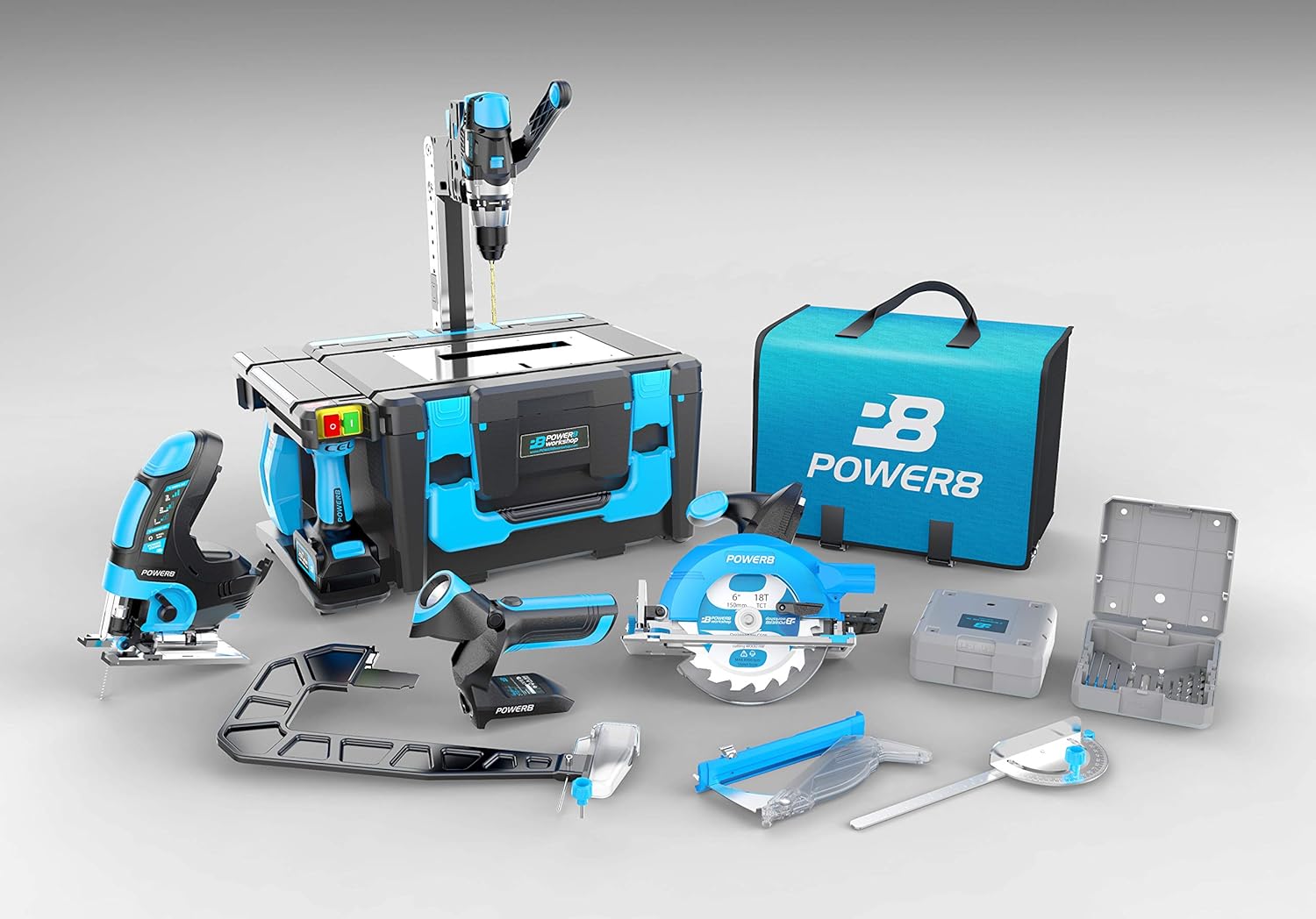 CEL POWER8 Create Plus, All-In-One Multi-function Combo Tool Kit, Armored Case & Accessories (P8-CP1)