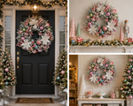 Load image into Gallery viewer, 26" Cordless Candyland Wreath
