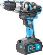 Load image into Gallery viewer, POWER8 Create - 20V Cordless Power Tool Combo Kit: Drill/Driver, Circular Saw, Work Light &amp; Armored Case with Benchtop Functions (battery and charger dock included)
